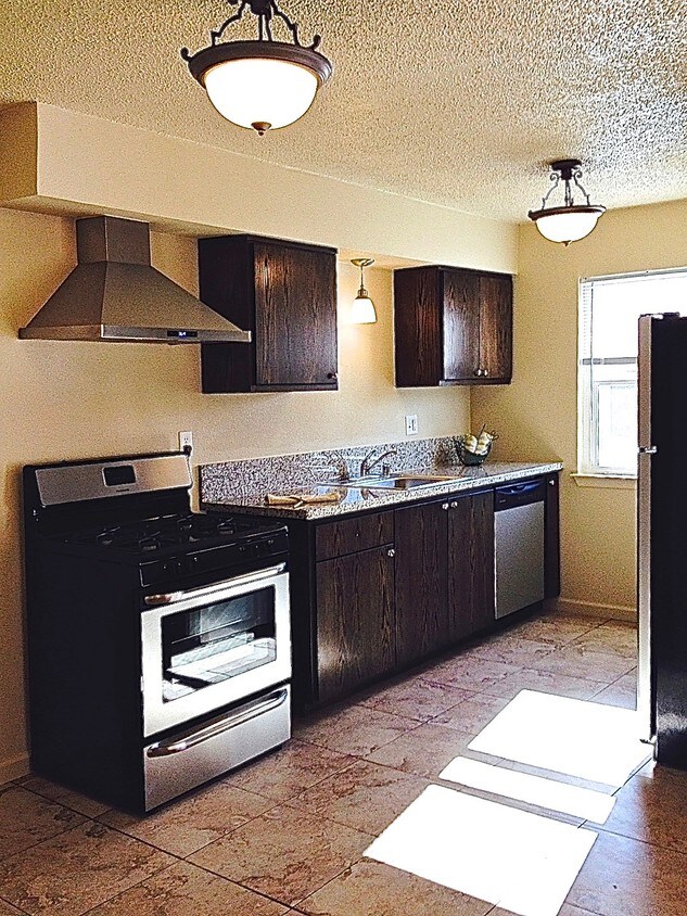 Kitchen / gas stove - 1421 Alamo Dr