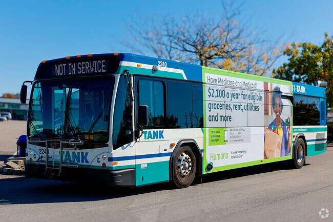 TANK buses in Highland Heights connect residents to NKU and downtown Cincinnati.