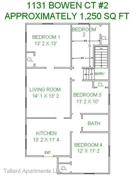 Foto del edificio - 8 br, 2 bath Apartment - 1129/31 Bowen Ct.