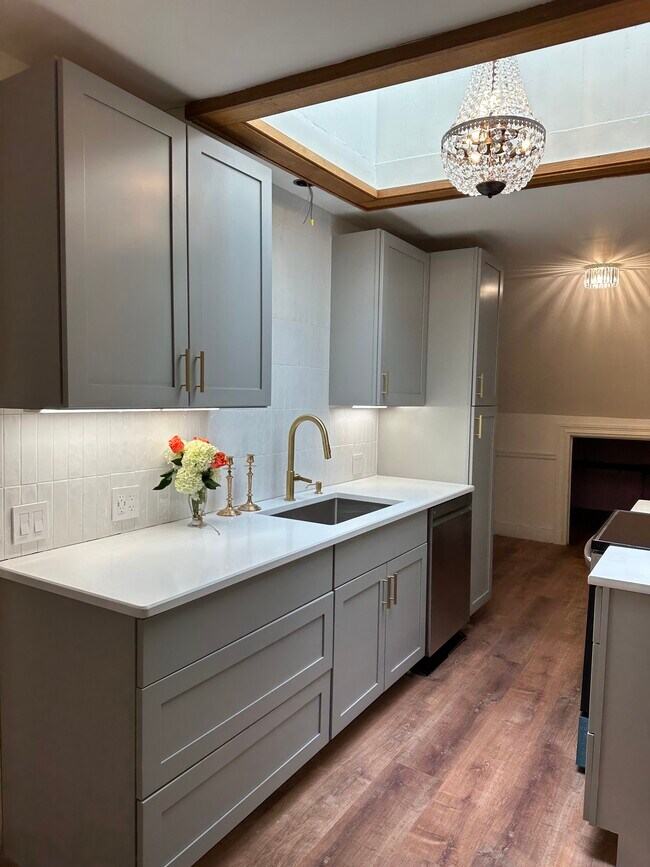 Kitchen with Skylight - 29 Lincoln Ave