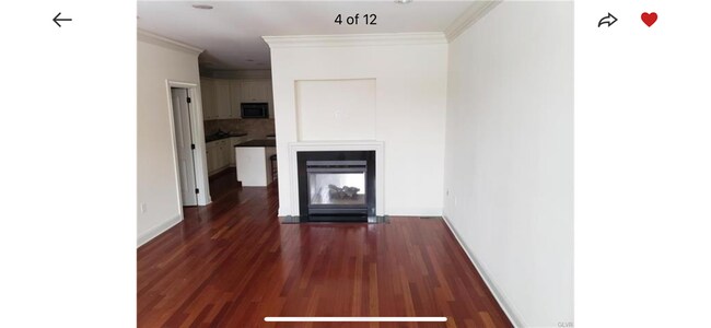 Chimenea de gas abierta a ambos lados con conexión para TV por cable en la parte superior. - 805 Evans St