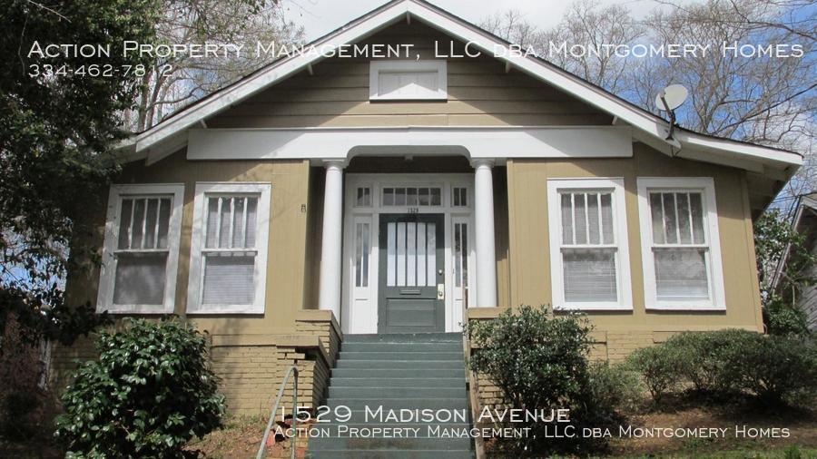 1529 Madison Ave, Montgomery, AL 36107 House Rental in Montgomery, AL