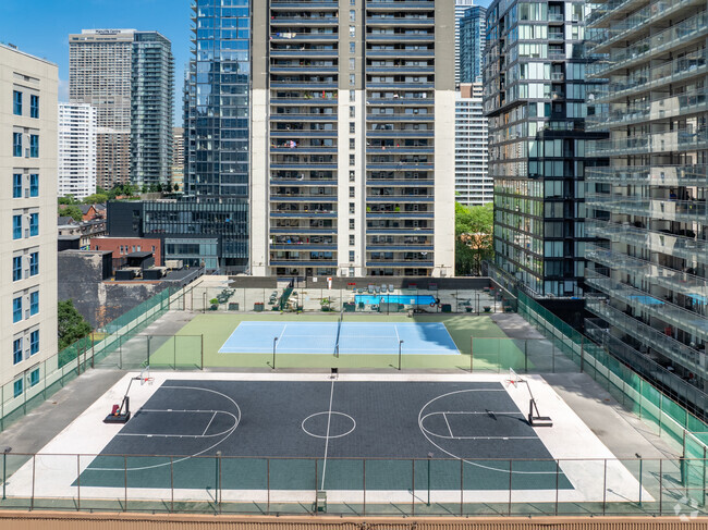 Tennis and Basketball Court - Continental Towers