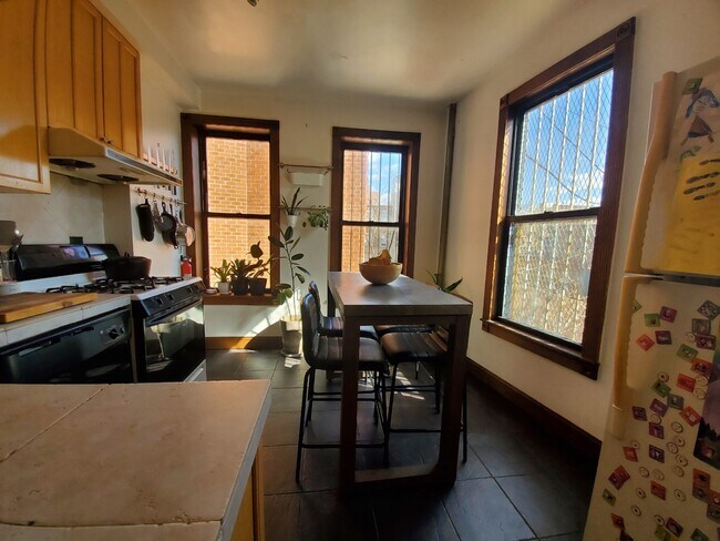 eat in Kitchen with two exposures - 669 Washington Ave