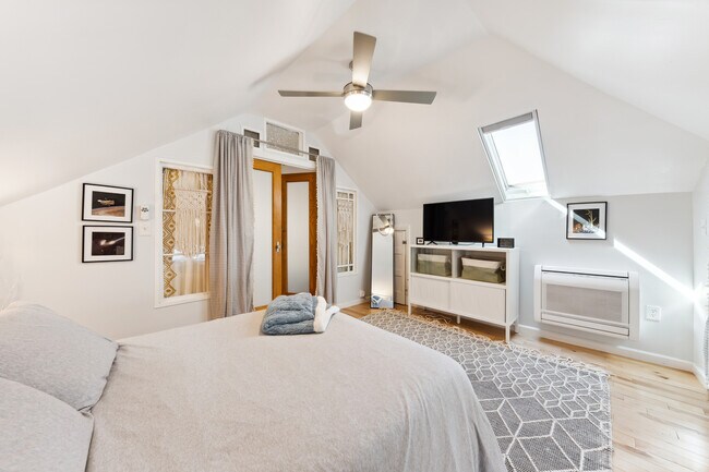 Ceiling fan and AC in bedroom. - 2208 9th Ave