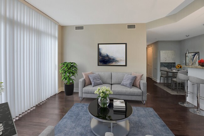 Sala de estar - 3600 S Glebe Rd