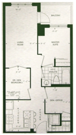 2BR/1BA - Wilshire-on-the-Green