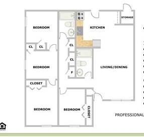 4BR/2BA - Oakhaven