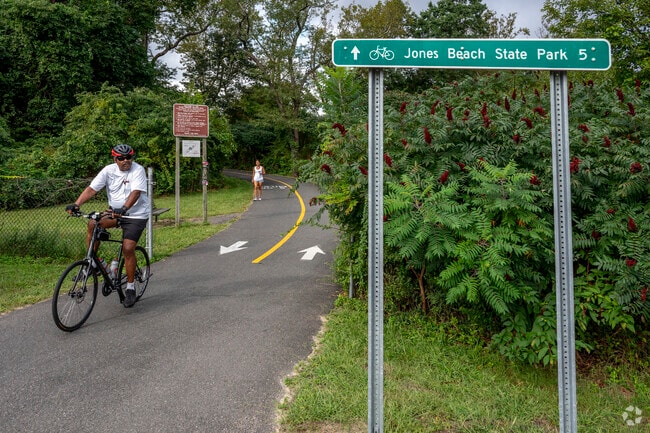 Enjoy a bike ride down to Jones Beach State Park via Cedar Creek Park on the border of Seaford.