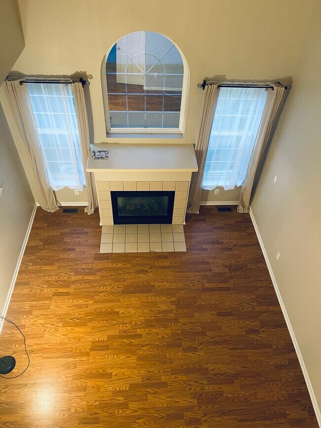 Living room view from second floor - 43105 Providence Ln