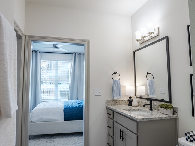 The Perdido: 1BR, 1BA- Bathroom - The Flats at Ransley