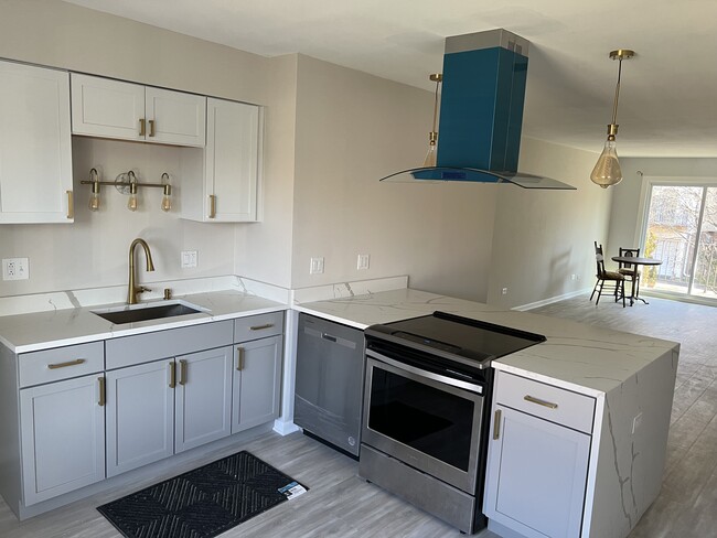 Open kitchen floorpan - 1410 Lehigh Ave