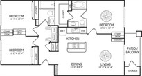 3 bedroom 2 bath