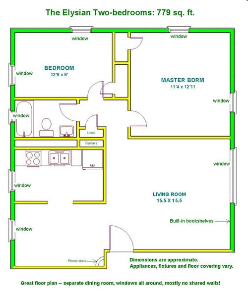 2BR/1BA - The Elysian Fourplexes