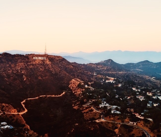 A view of Hollywood from the hills