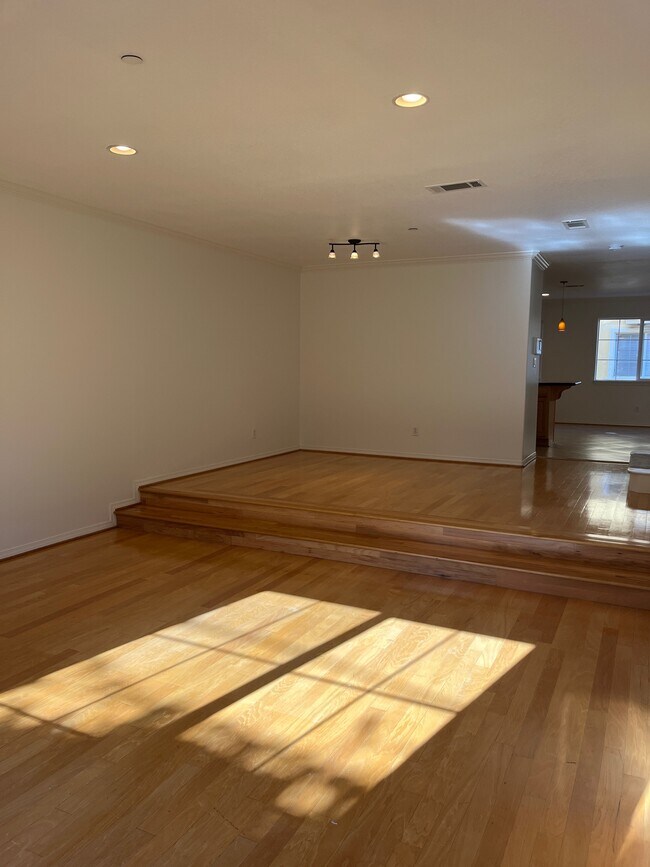 Living Room with Dining Area - 315 Garnet St