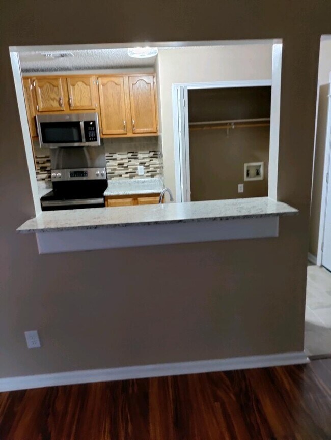 View in the Kitchen. Dumb waiter for Stools - 631 W 40th St