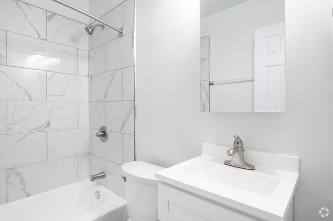 2BR, 2BA - 1,000SF - Primary Bathroom - Normandy Hill Apartments
