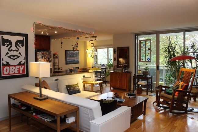 Living room and dining nook - 7333 New Hampshire Ave