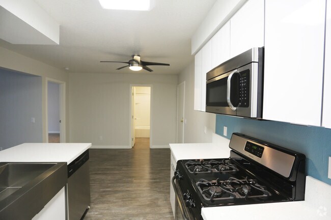 1HAB, 1BA - Cocina - The 5800 Apartment Homes
