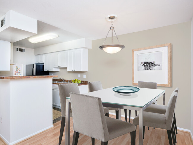 Kitchen and dining area - eaves Walnut Creek