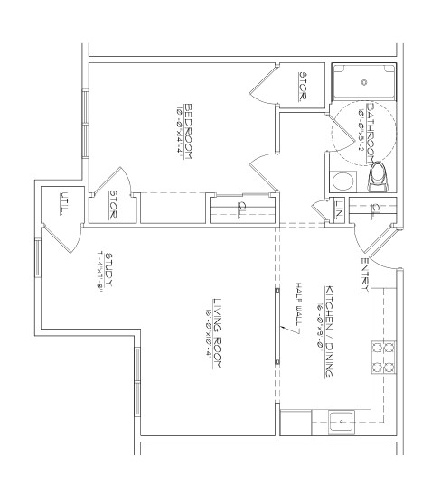 1HAB/1BA - Pinecrest
