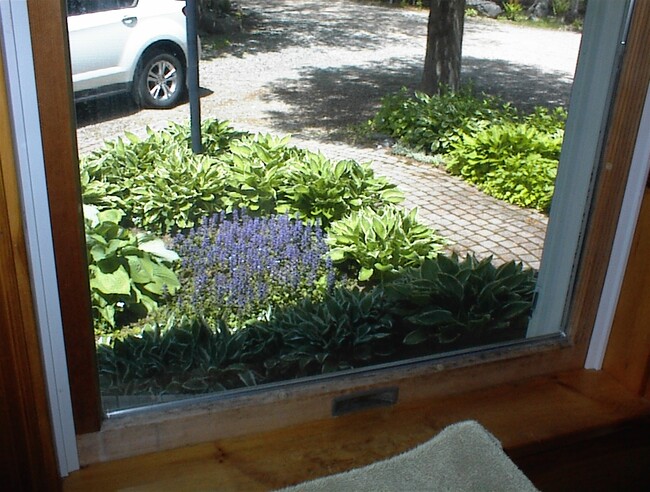view out bedroom window - 104 Hanscom Rd