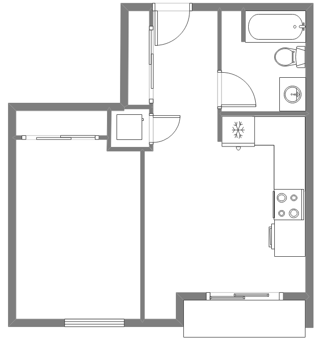 Photo du bâtiment - Spacious One-Bedroom Unit In Downtown Kitchener