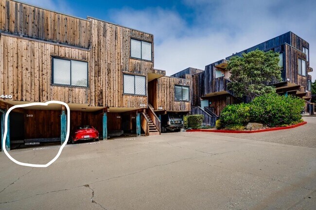 Reserved parking space at front door - 125 Surf Way