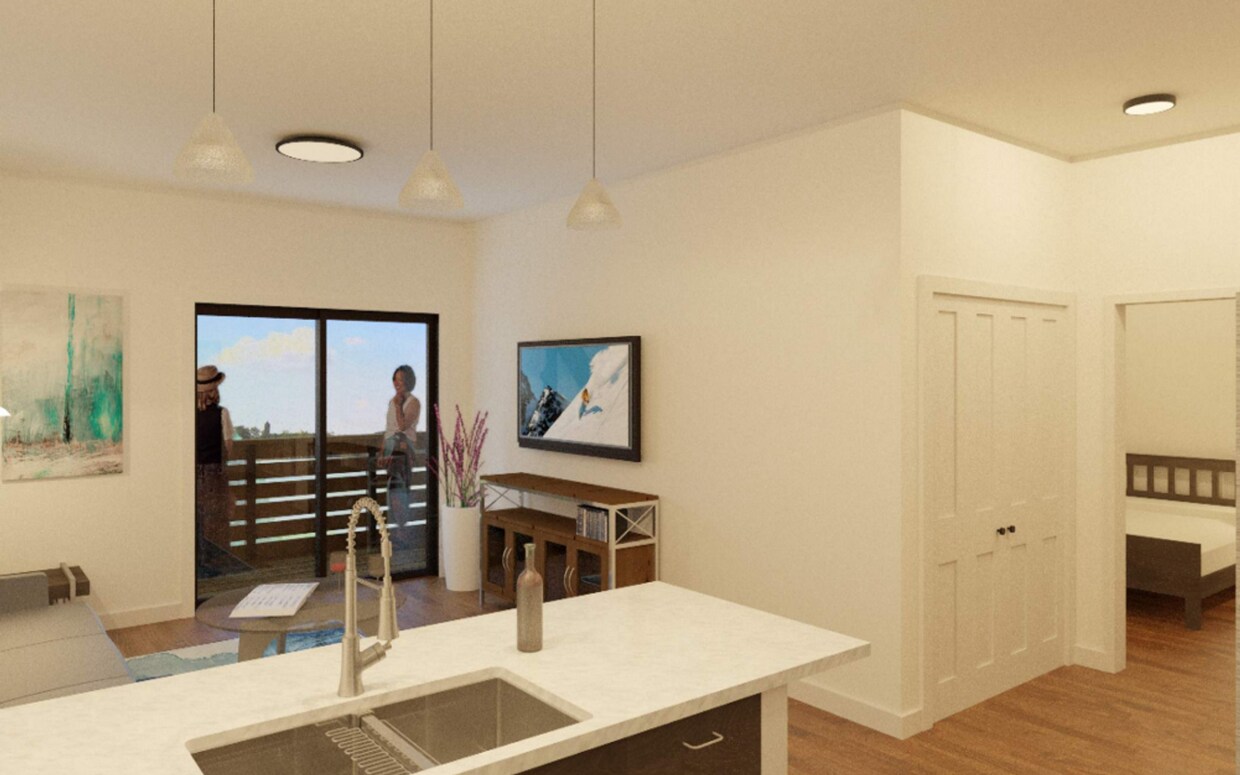 Foto del edificio - Modern 2-Bed, 2-Bath Apartment in the Hear...