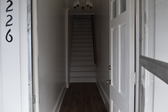 Private stairway to apartment - 226 Mill St