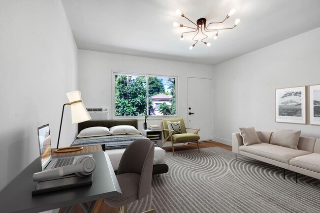 Building Photo - Newly renovated studio apartment with park...
