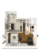 1BR 1BA- Plan D