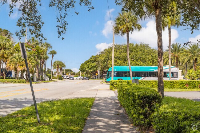 Reliable public transportation is readily available in North Palm Beach.