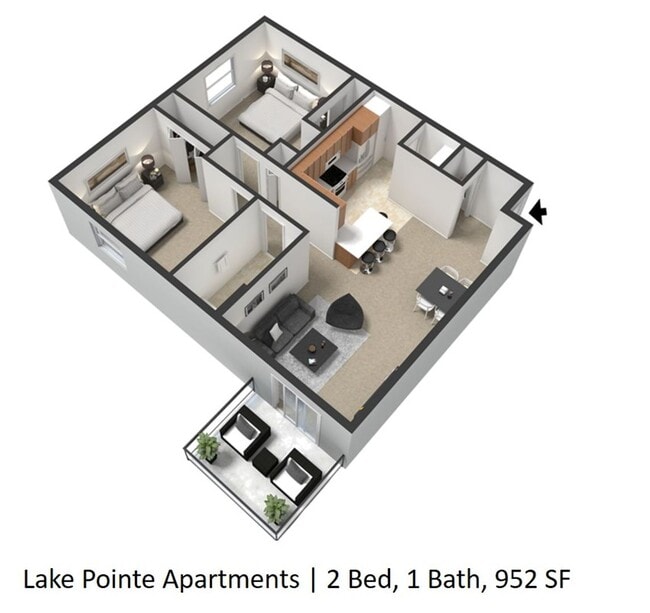 Foto del interior - Lake Pointe Apartments