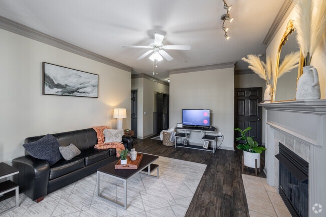2BR, 2BA - 1,247SF - Living Room - The Landing Fayetteville