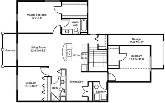 Building Photo - RENT SPECIAL: 1 month FREE! Condo Style Upper 3 Bedroom 2 Bathroom plus Den Apartment Available