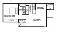 1 bedroom A3