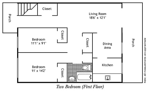 2HAB/1BA - Brookwood Gardens