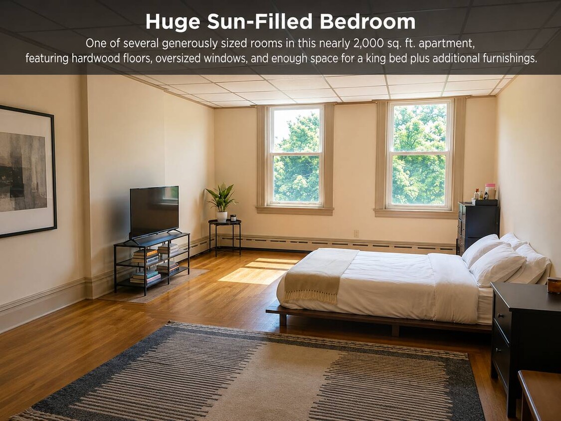 Master Bedroom, It's HUGE! - 1808 Brownsville Rd (Pittsburgh, PA)