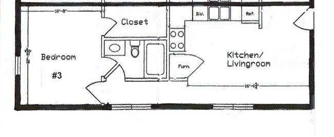 Plano de planta - 515 E College St