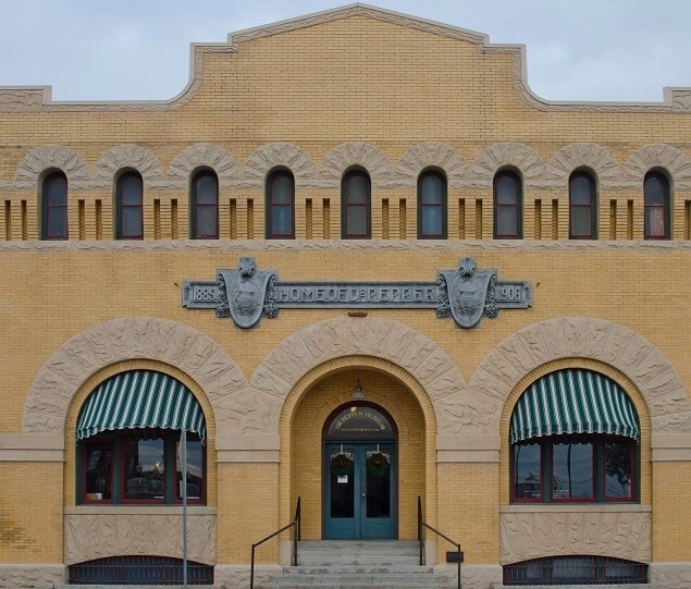 The Dr Pepper Museum is in the original bottling plant built in 1906.