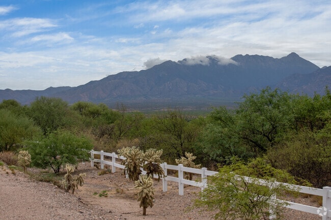 Madera Canyon is the backdrop of Green Valley, offering stunning views.