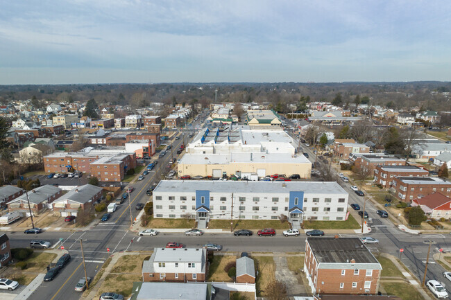 Aerial View - 6800 Bingham St - Bingham Arms