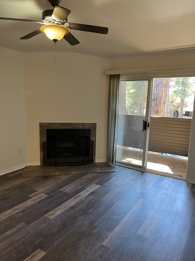 Wood fireplace - 1385 W University Ave