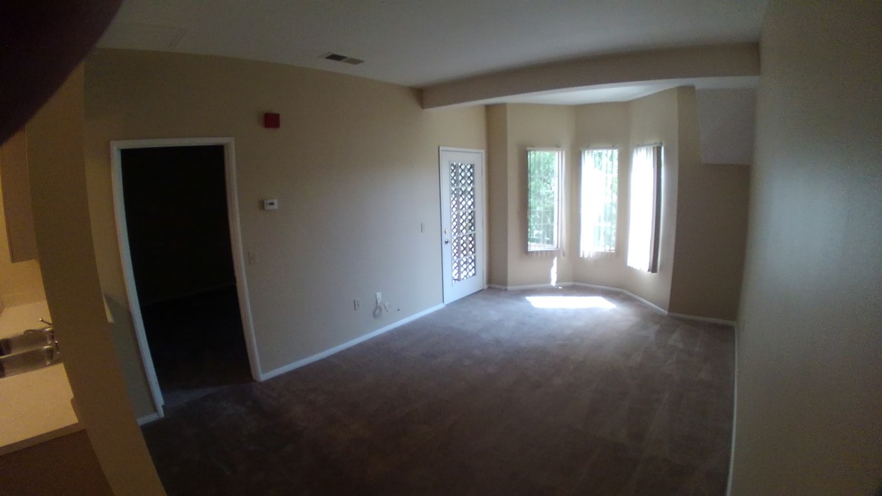 Living Room with small patio - 1121 Golden Ave