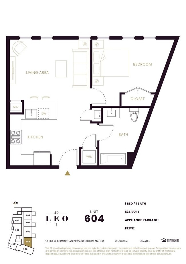 Photo - Luxury 1BR at Boston Landing | In-Unit Laundry | Garage Parking Available Apartment