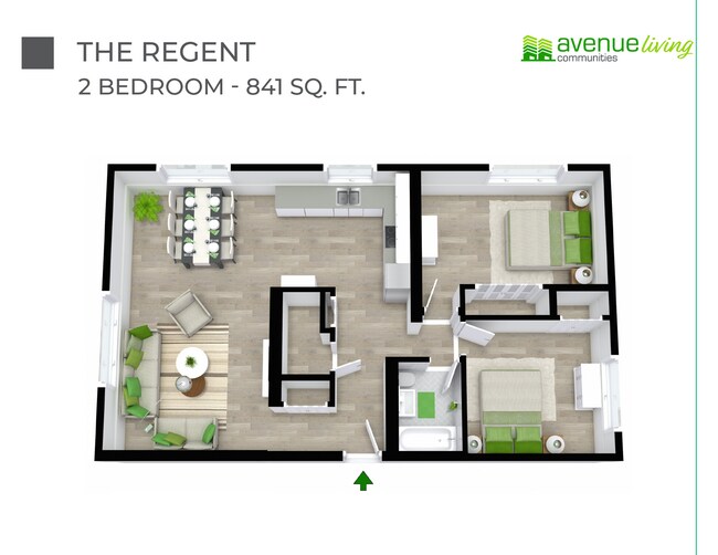 Plan d'étage - The Regent