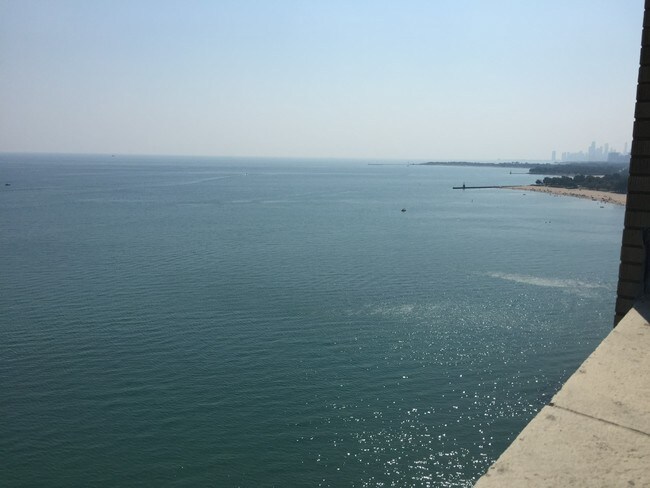 view from balcony - 6157 N Sheridan Rd