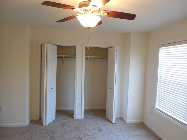 View of the bedroom closet, each room has the same closet - 1163 Fords Pointe Cir